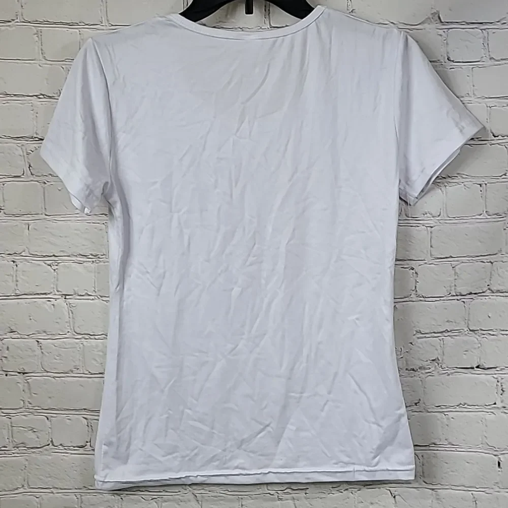 Peanuts Snoopy Flying Ace Graphic Tee Youth L White Retro Cartoon Aviator Shirt